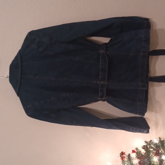 French Kuff Jean Jacket women's size med - Picture 5 of 6